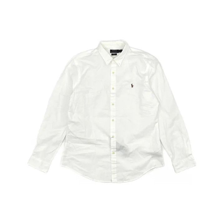 Polo Ralph Lauren Polo Ralph Lauren FW22 Solid Logo Embroidered Button-Up Shirt Size US XL / EU 56 / 4 - 2 Thumbnail