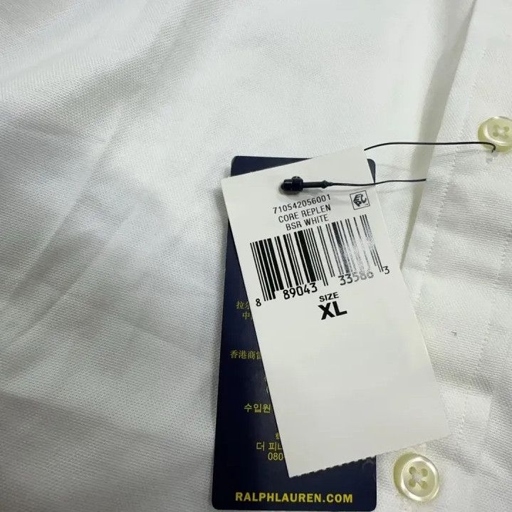 Polo Ralph Lauren Polo Ralph Lauren FW22 Solid Logo Embroidered Button-Up Shirt Size US XL / EU 56 / 4 - 5 Thumbnail