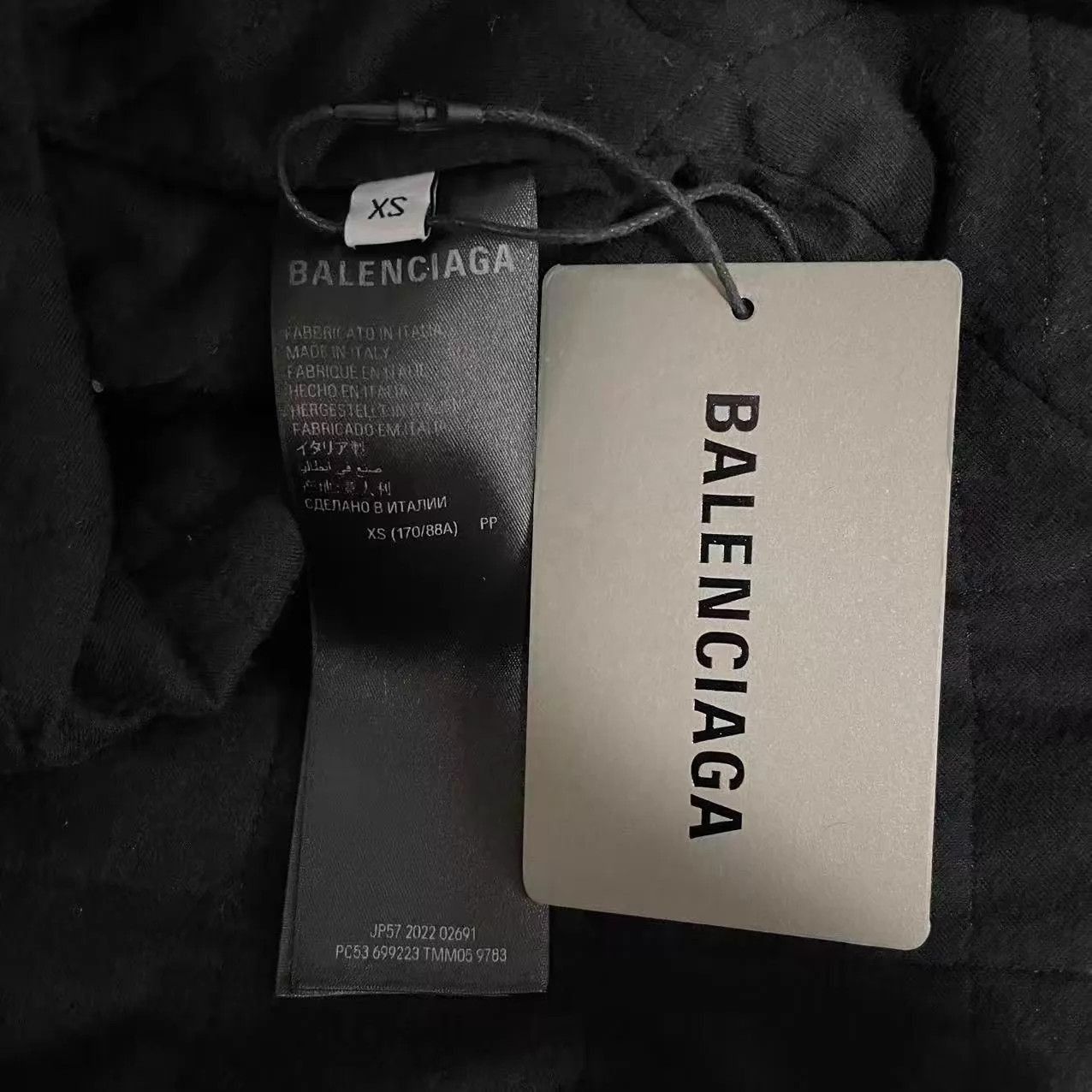 Balenciaga Plaid Hooded Long-Sleeve Shirt Size US XS / EU 42 / 0 - 4 Thumbnail