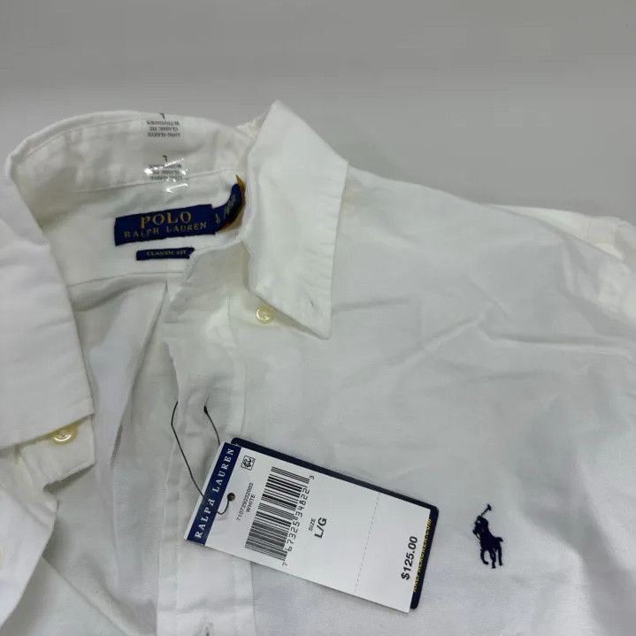 Polo Ralph Lauren Polo Ralph Lauren FW21 Logo Embroidered Oxford Shirt Size US L / EU 52-54 / 3 - 4 Thumbnail