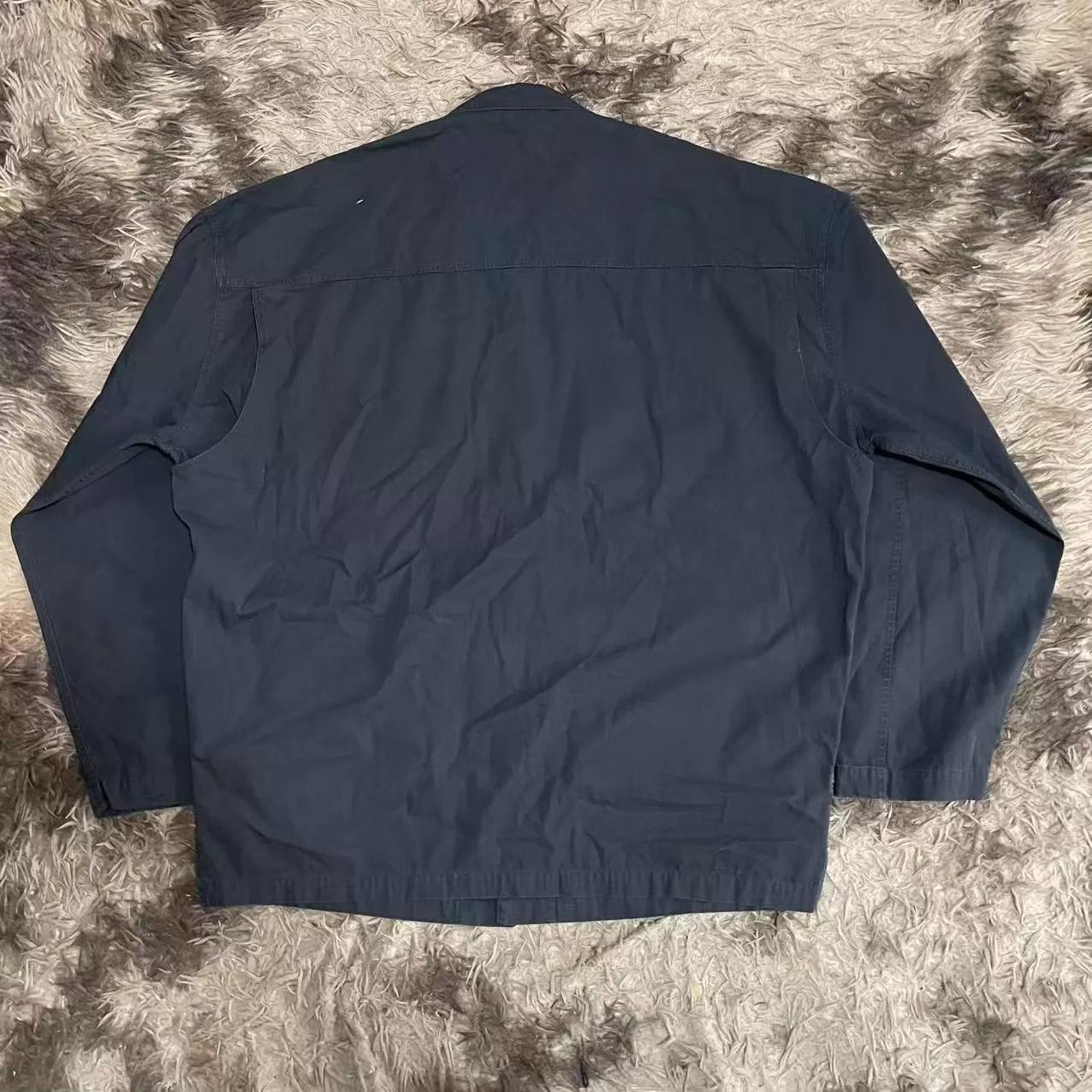 Balenciaga Black Long Sleeve Button-Up Utility Shirt Size US M / EU 48-50 / 2 - 2 Thumbnail