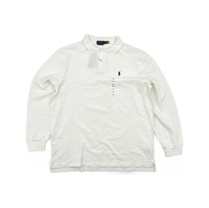 Polo Ralph Lauren Polo Ralph Lauren Logo Embroidered Long-Sleeve Polo Size US XL / EU 56 / 4 - 2 Thumbnail