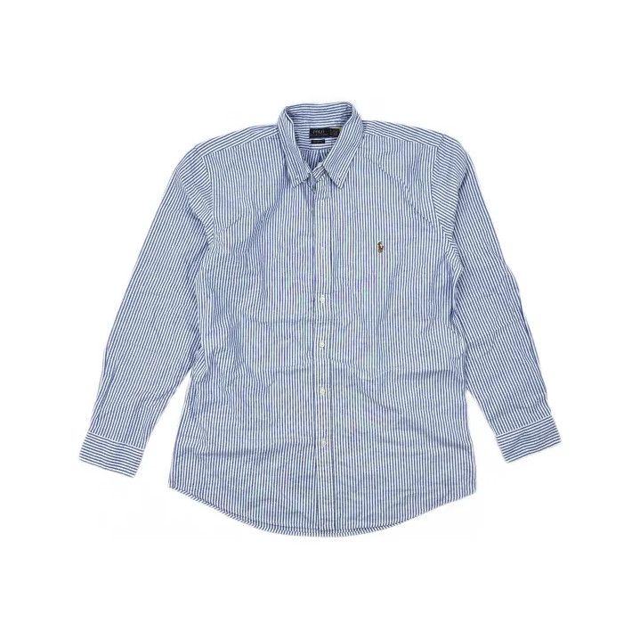 Polo Ralph Lauren Polo Ralph Lauren Logo Embroidered Striped Long Sleeve Shirt Size US XL / EU 56 / 4 - 2 Thumbnail