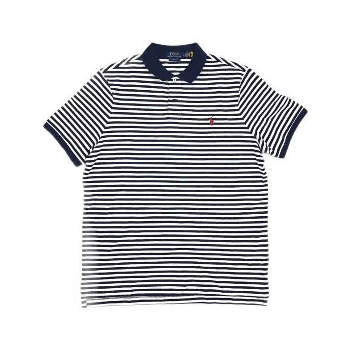 Polo Ralph Lauren Polo Ralph Lauren Striped Short-Sleeve Slim Polo Size US L / EU 52-54 / 3 - 2 Thumbnail