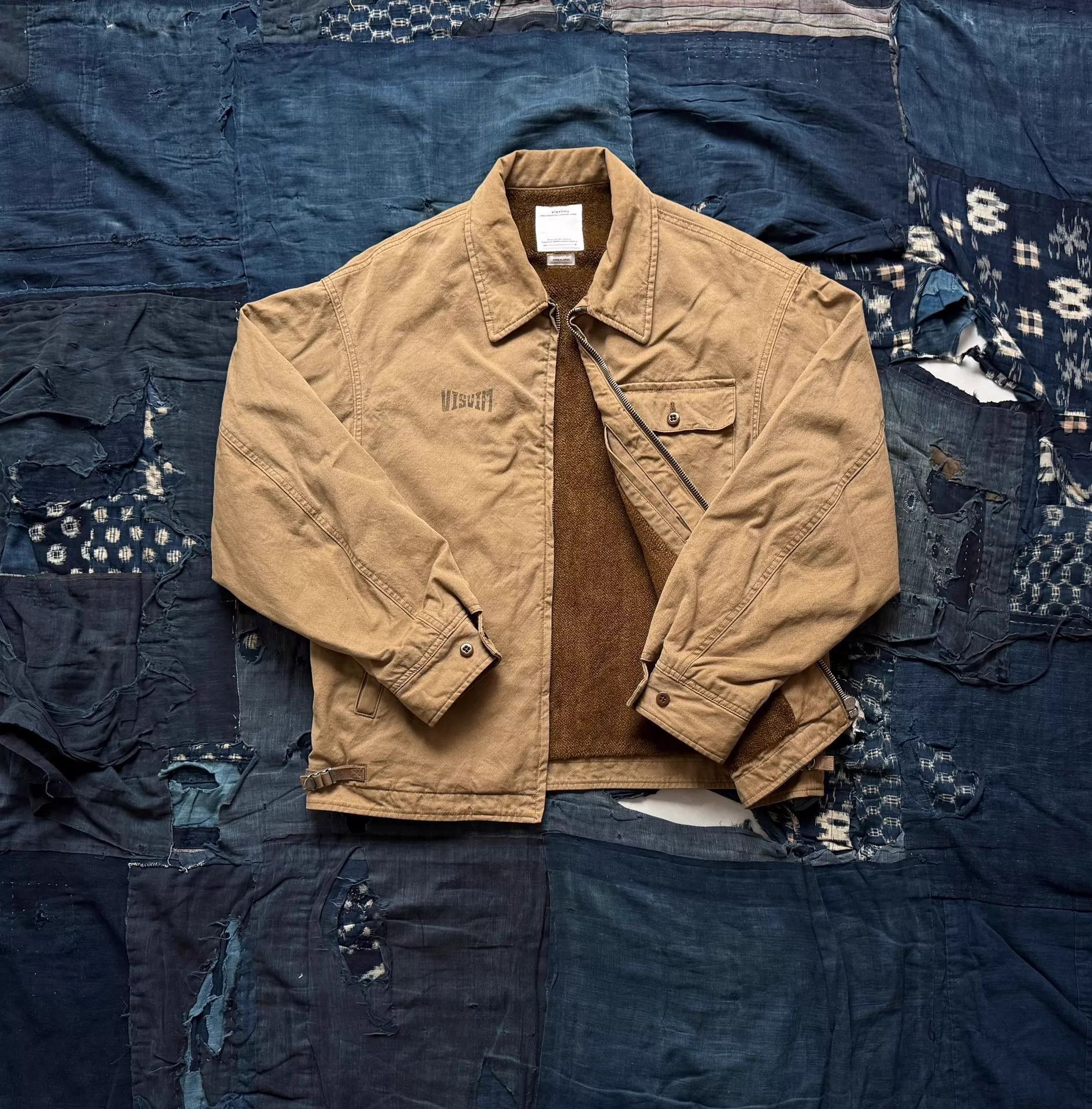 Visvim Beige Lightweight Jacket with Front Pocket - Size M Size US M / EU 48-50 / 2 - 2 Thumbnail