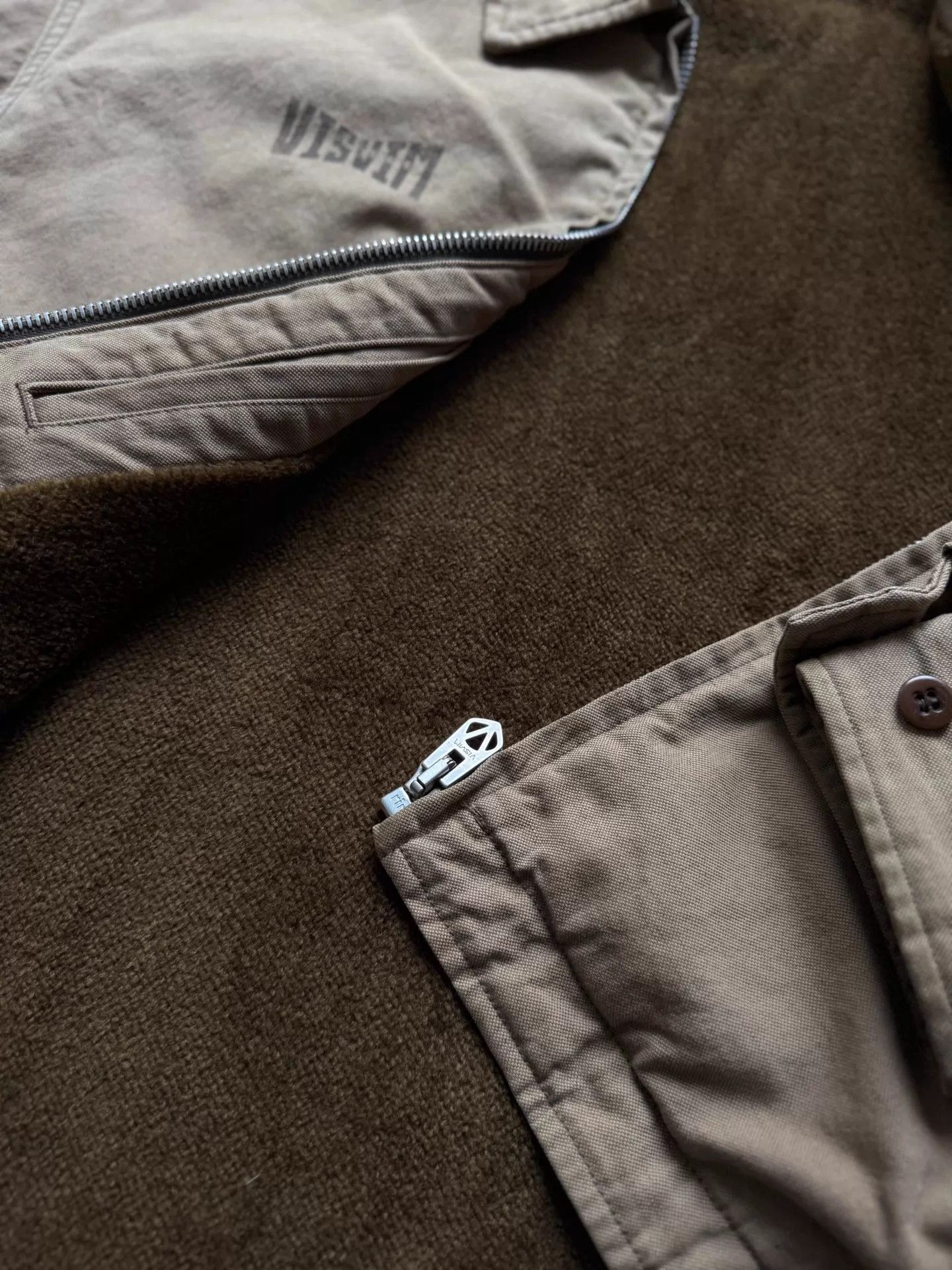 Visvim Beige Lightweight Jacket with Front Pocket - Size M Size US M / EU 48-50 / 2 - 8 Thumbnail