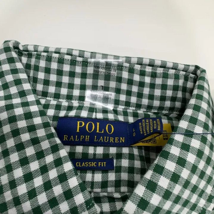 Polo Ralph Lauren Polo Ralph Lauren Men's Classic Check Oxford Shirt Size US L / EU 52-54 / 3 - 6 Thumbnail