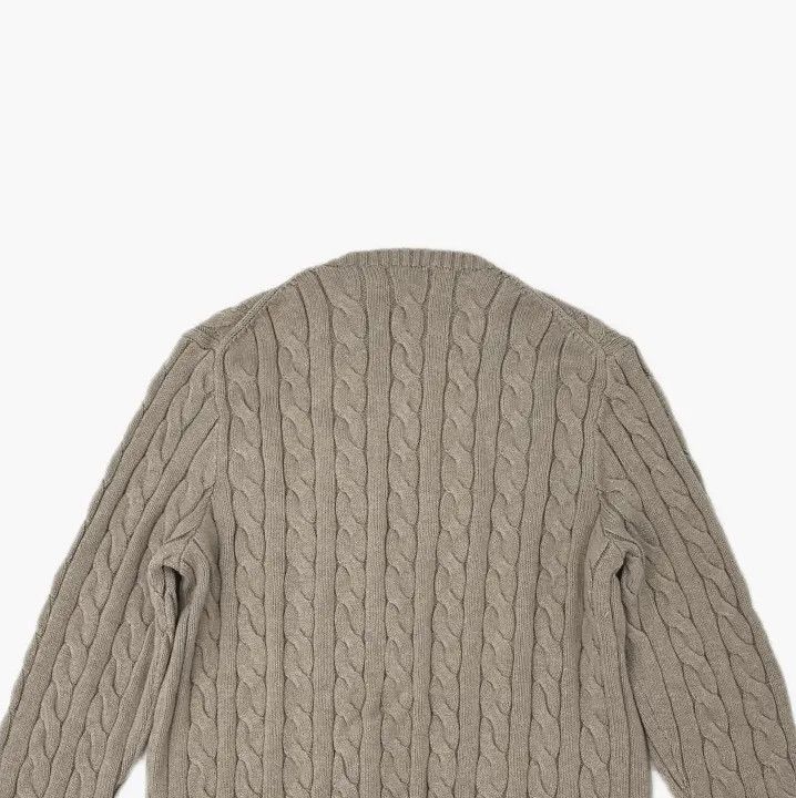 Polo Ralph Lauren Polo Ralph Lauren Cable Knit Logo Long-Sleeve Sweater Size US L / EU 52-54 / 3 - 4 Thumbnail