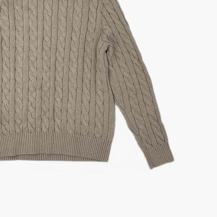 Polo Ralph Lauren Polo Ralph Lauren Cable Knit Logo Long-Sleeve Sweater Size US L / EU 52-54 / 3 - 6 Thumbnail