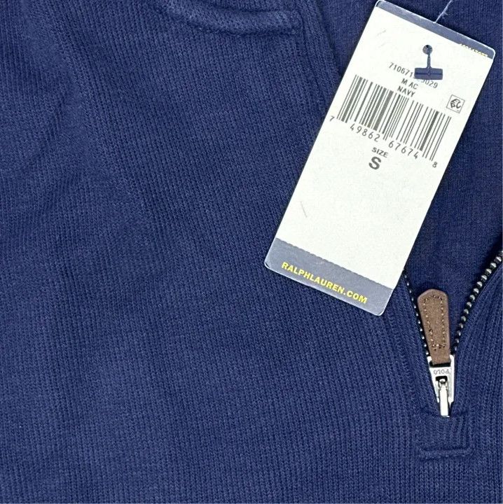 Polo Ralph Lauren Polo Ralph Lauren FW22 Logo Embroidered Half-Zip Sweatshirt Size US S / EU 44-46 / 1 - 3 Thumbnail