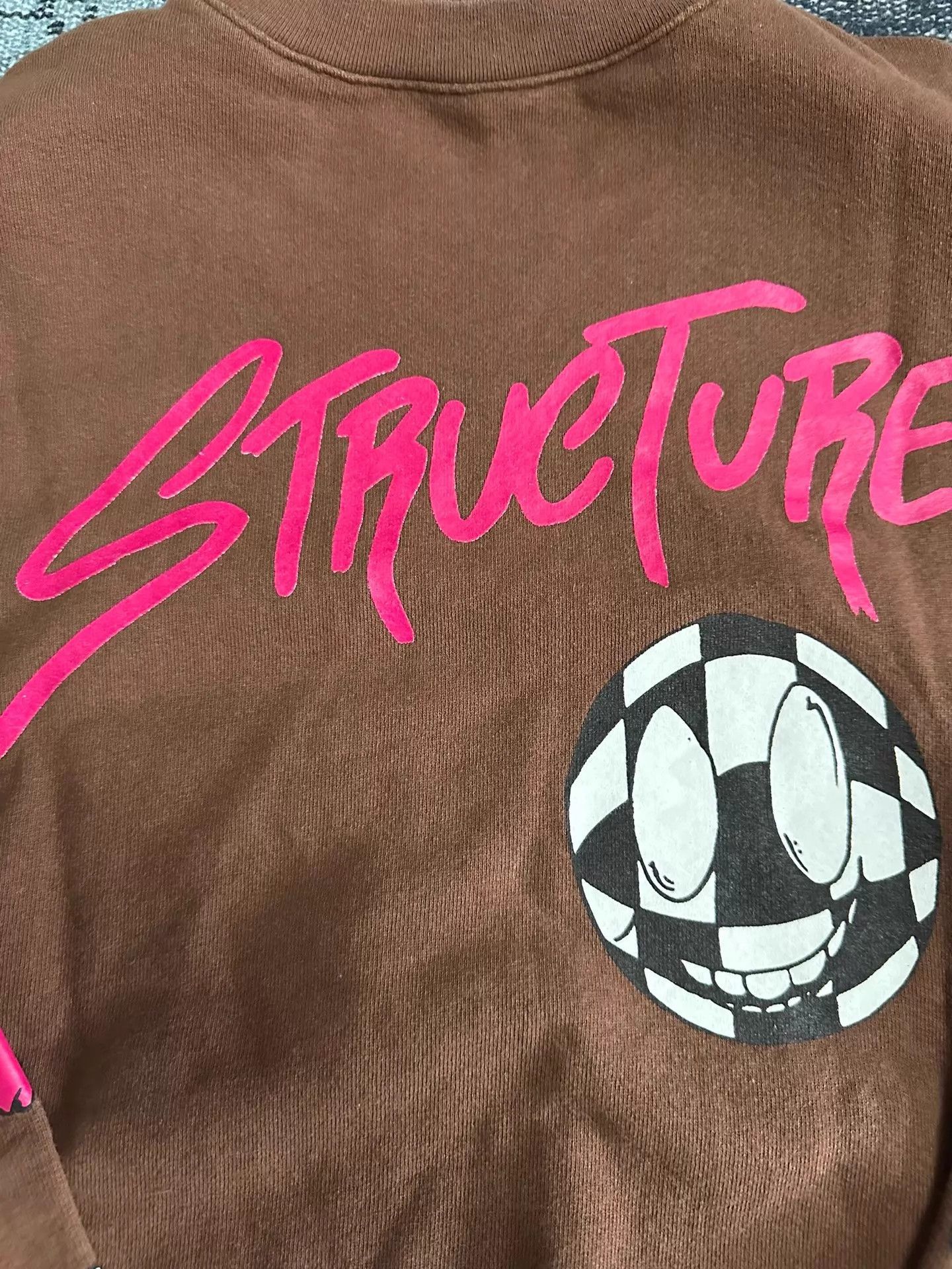 Chrome Hearts Brown Sweatshirt with 'Structure' Print and Graphics Size US M / EU 48-50 / 2 - 7 Thumbnail