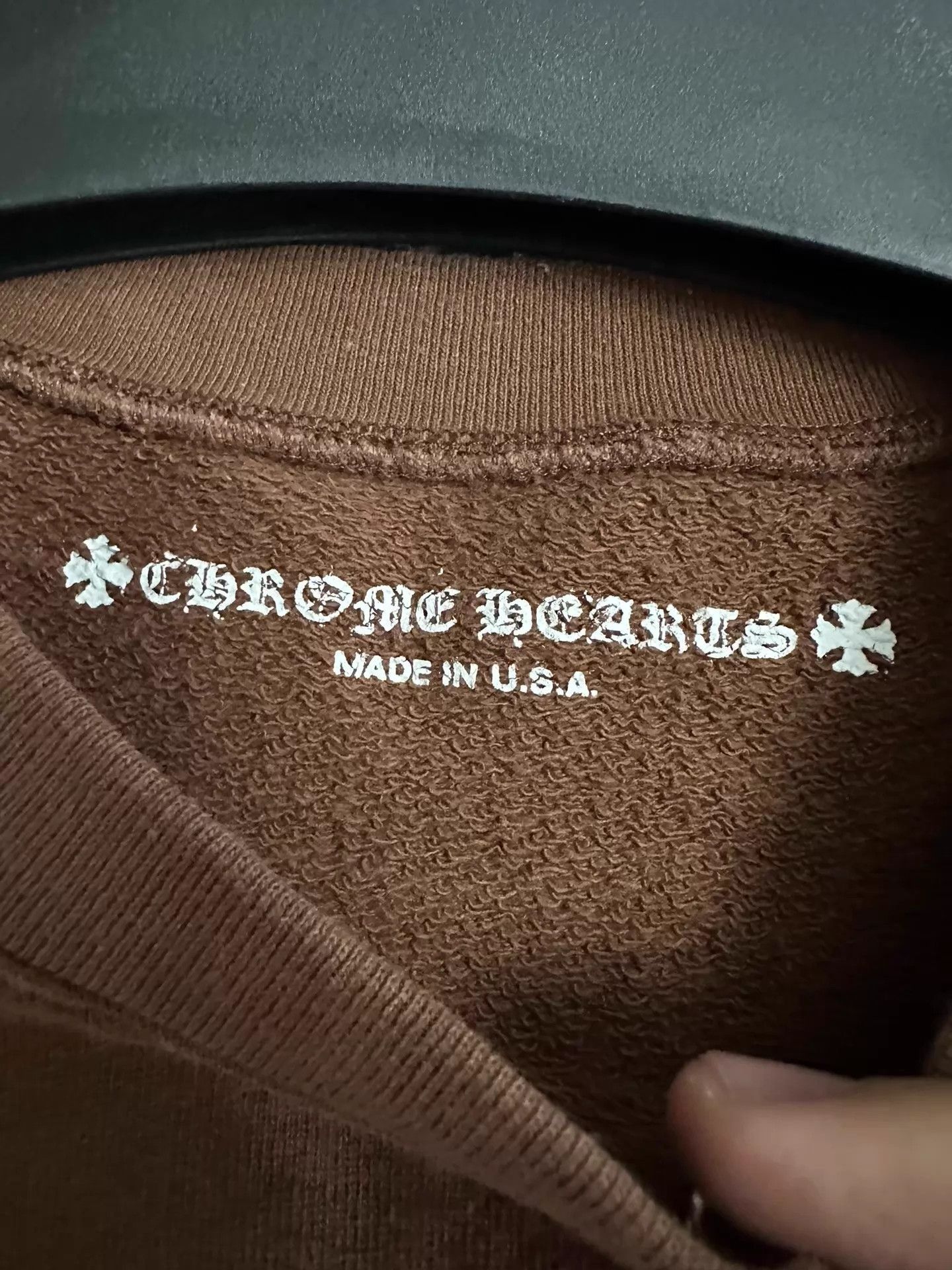 Chrome Hearts Brown Sweatshirt with 'Structure' Print and Graphics Size US M / EU 48-50 / 2 - 6 Thumbnail