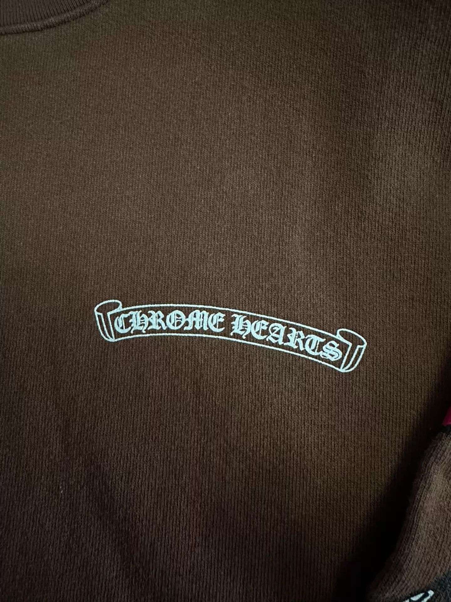 Chrome Hearts Brown Sweatshirt with 'Structure' Print and Graphics Size US M / EU 48-50 / 2 - 5 Thumbnail