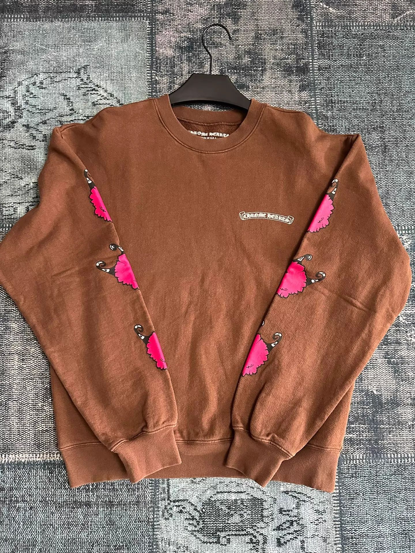Chrome Hearts Brown Sweatshirt with 'Structure' Print and Graphics Size US M / EU 48-50 / 2 - 3 Thumbnail