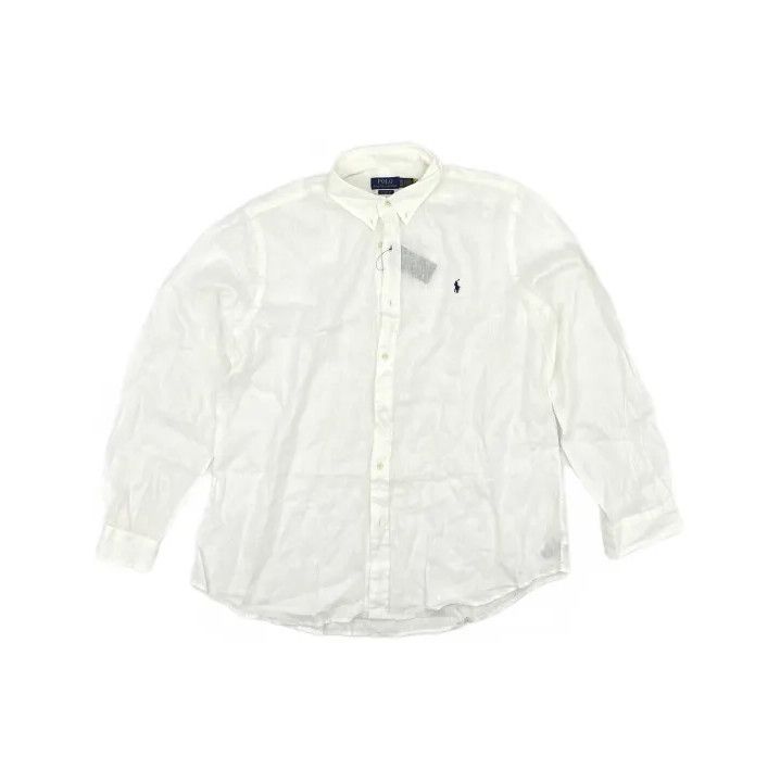 Polo Ralph Lauren Polo Ralph Lauren Men's Loose Linen Long-Sleeve Shirt Size US XXL / EU 58 / 5 - 2 Thumbnail