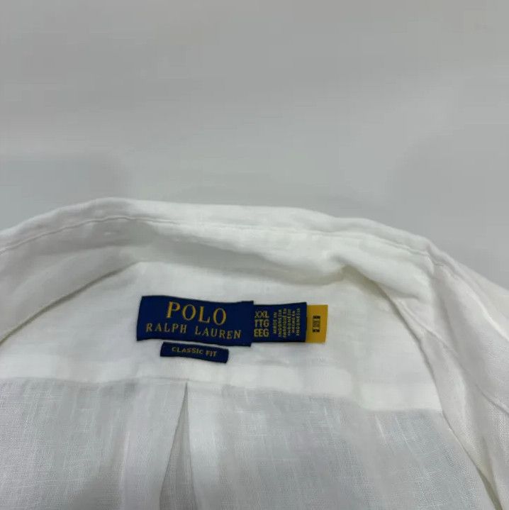 Polo Ralph Lauren Polo Ralph Lauren Men's Loose Linen Long-Sleeve Shirt Size US XXL / EU 58 / 5 - 4 Thumbnail