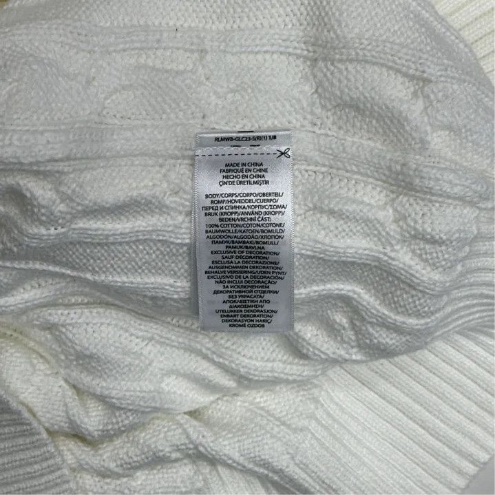 Polo Ralph Lauren Polo Ralph Lauren SS22 Cable Knit Pullover Sweater Size US XL / EU 56 / 4 - 4 Thumbnail