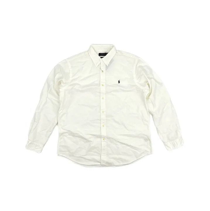 Polo Ralph Lauren Polo Ralph Lauren FW21 Logo Embroidered Oxford Shirt Size US XL / EU 56 / 4 - 2 Thumbnail