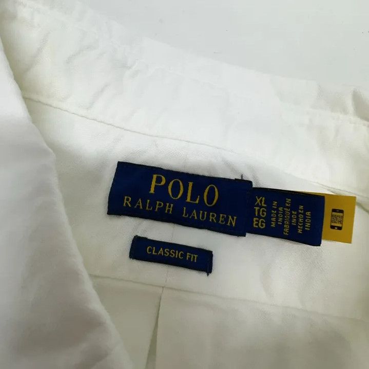 Polo Ralph Lauren Polo Ralph Lauren FW21 Logo Embroidered Oxford Shirt Size US XL / EU 56 / 4 - 5 Thumbnail