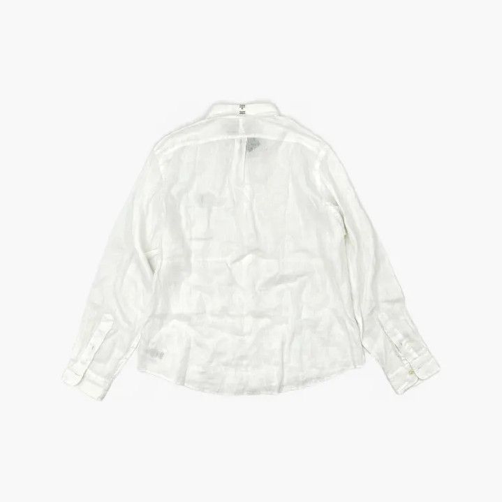 Polo Ralph Lauren Polo Ralph Lauren Logo Embroidered Linen Shirt Size US XL / EU 56 / 4 - 3 Thumbnail