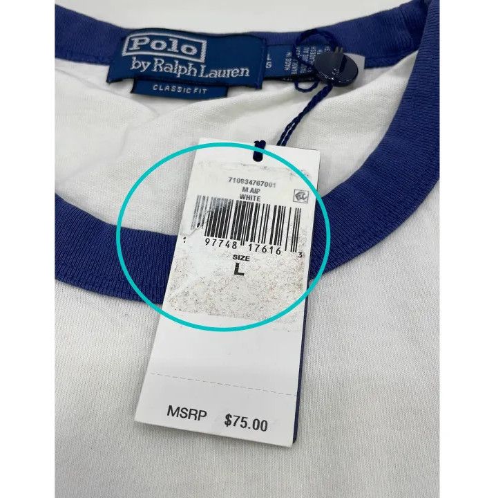 Polo Ralph Lauren Polo Ralph Lauren Color Block Letter Short-Sleeve T-Shirt Size US L / EU 52-54 / 3 - 5 Thumbnail