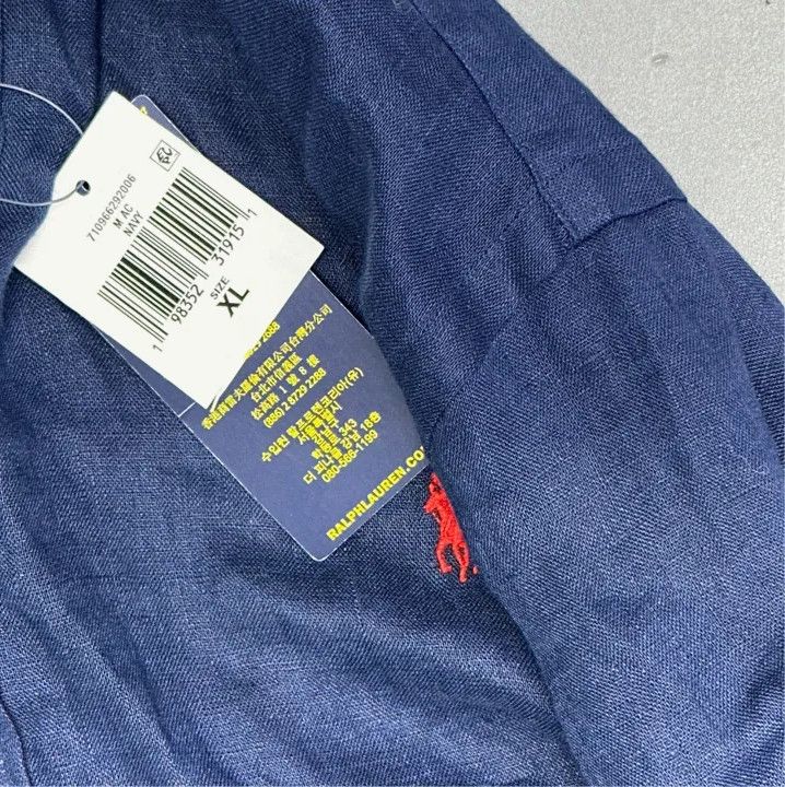 Polo Ralph Lauren Polo Ralph Lauren Solid Logo Embroidered Long Sleeve Shirt Size US XL / EU 56 / 4 - 3 Thumbnail