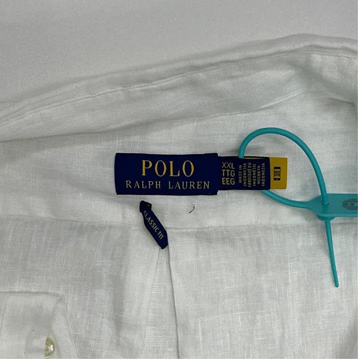 Polo Ralph Lauren Polo Ralph Lauren Relaxed Fit Linen Long-Sleeve Shirt Size US XXL / EU 58 / 5 - 2 Thumbnail