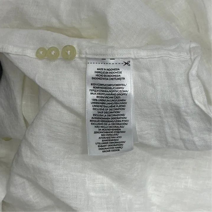Polo Ralph Lauren Polo Ralph Lauren Relaxed Fit Linen Long-Sleeve Shirt Size US XXL / EU 58 / 5 - 4 Thumbnail