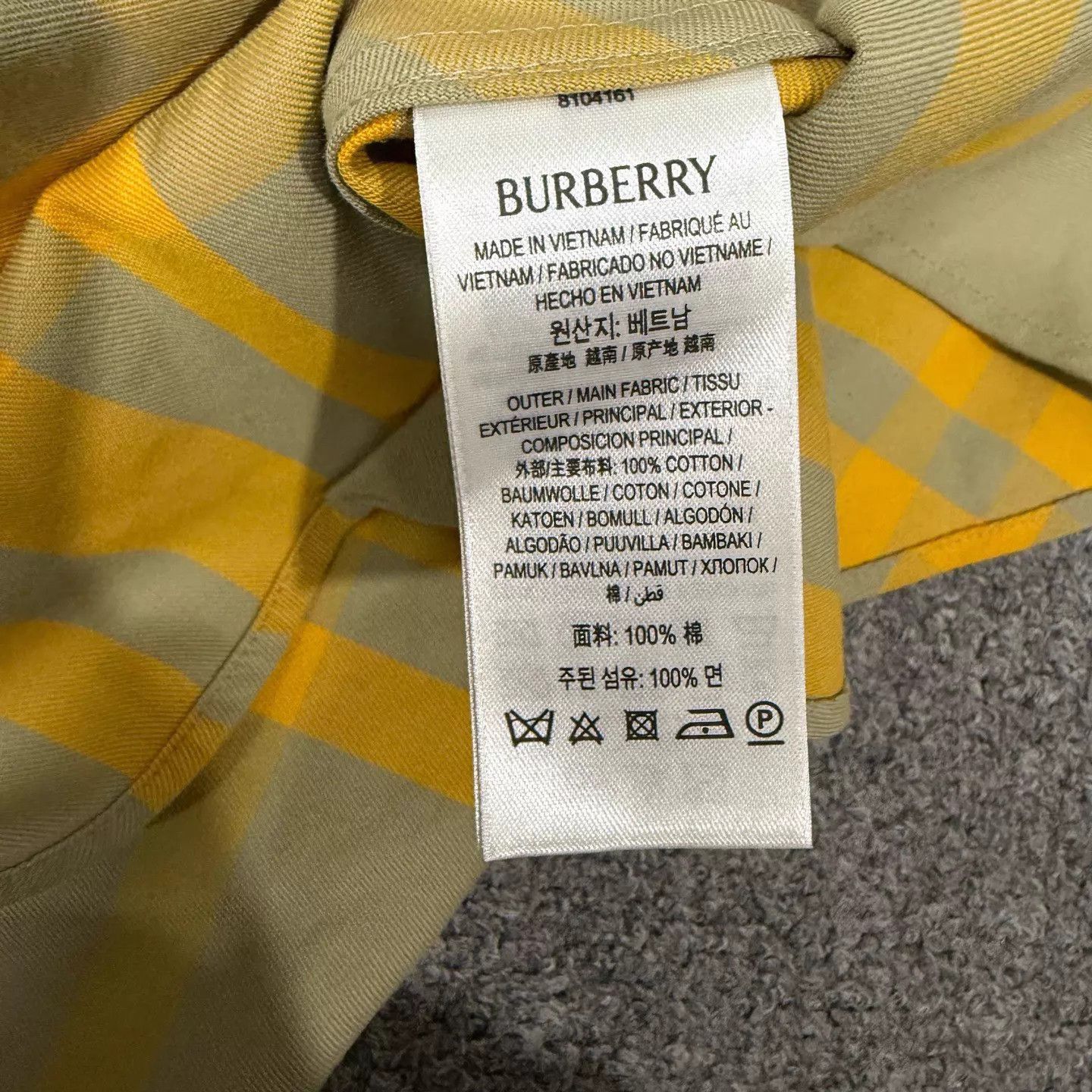 Burberry Multi Check Long Sleeve Button-Up Shirt Size US XL / EU 56 / 4 - 4 Thumbnail