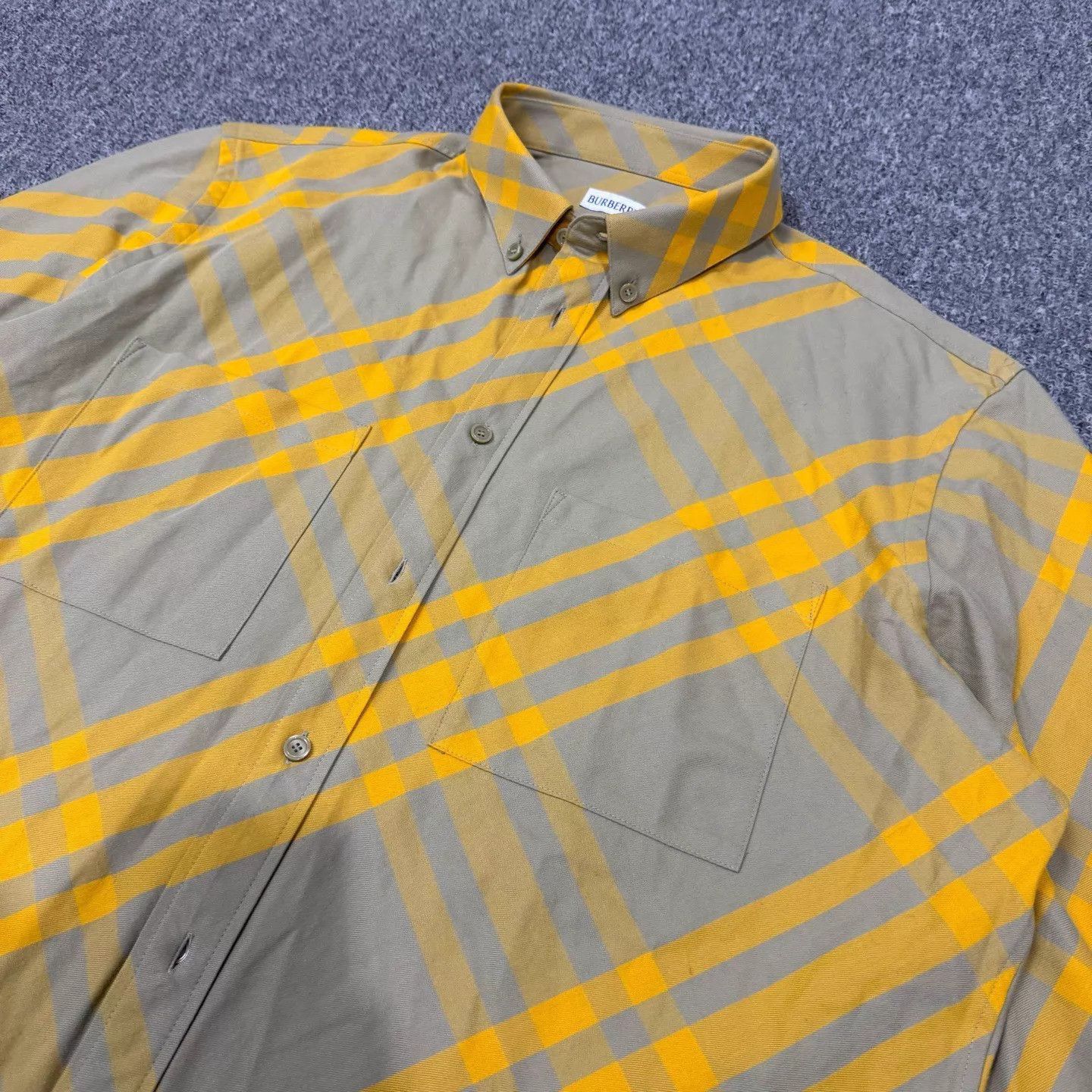 Burberry Multi Check Long Sleeve Button-Up Shirt Size US XL / EU 56 / 4 - 3 Thumbnail