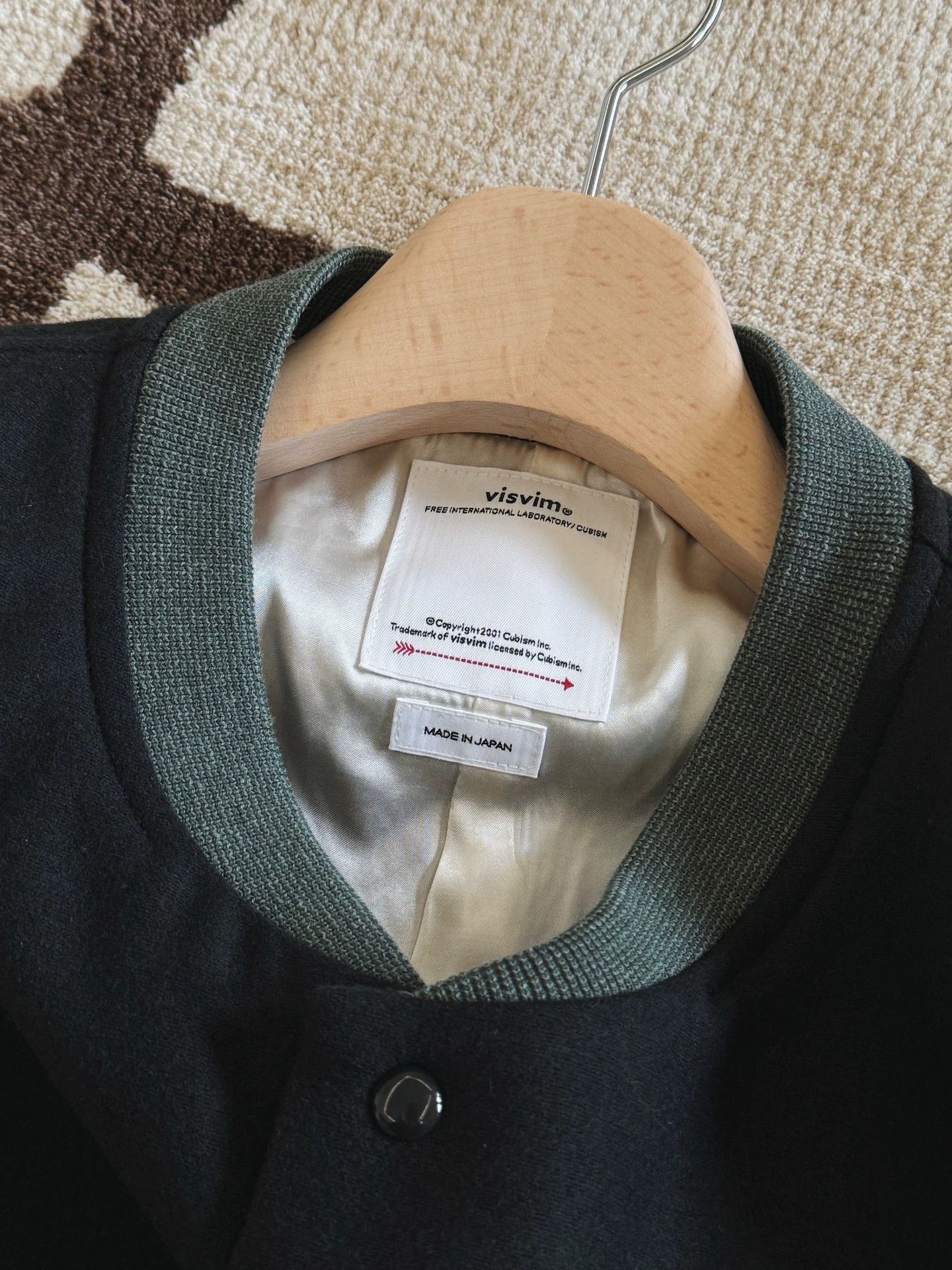 Visvim Black Cream Colorblock Bomber Jacket XL Size US XL / EU 56 / 4 - 2 Thumbnail