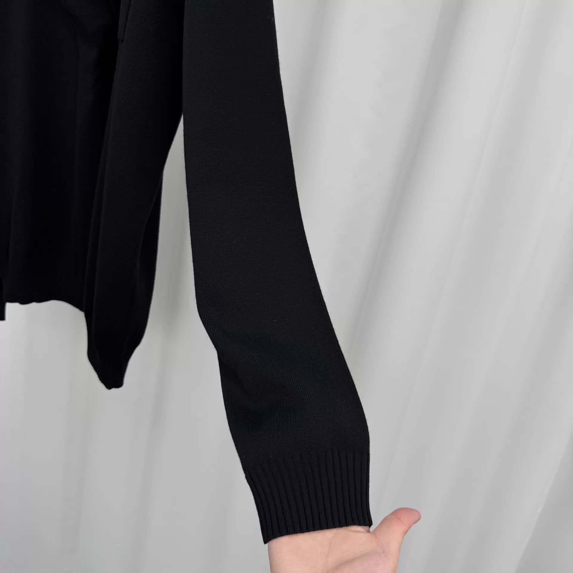 Burberry Black Turtleneck Sweater with Chest Pocket Size US L / EU 52-54 / 3 - 4 Thumbnail