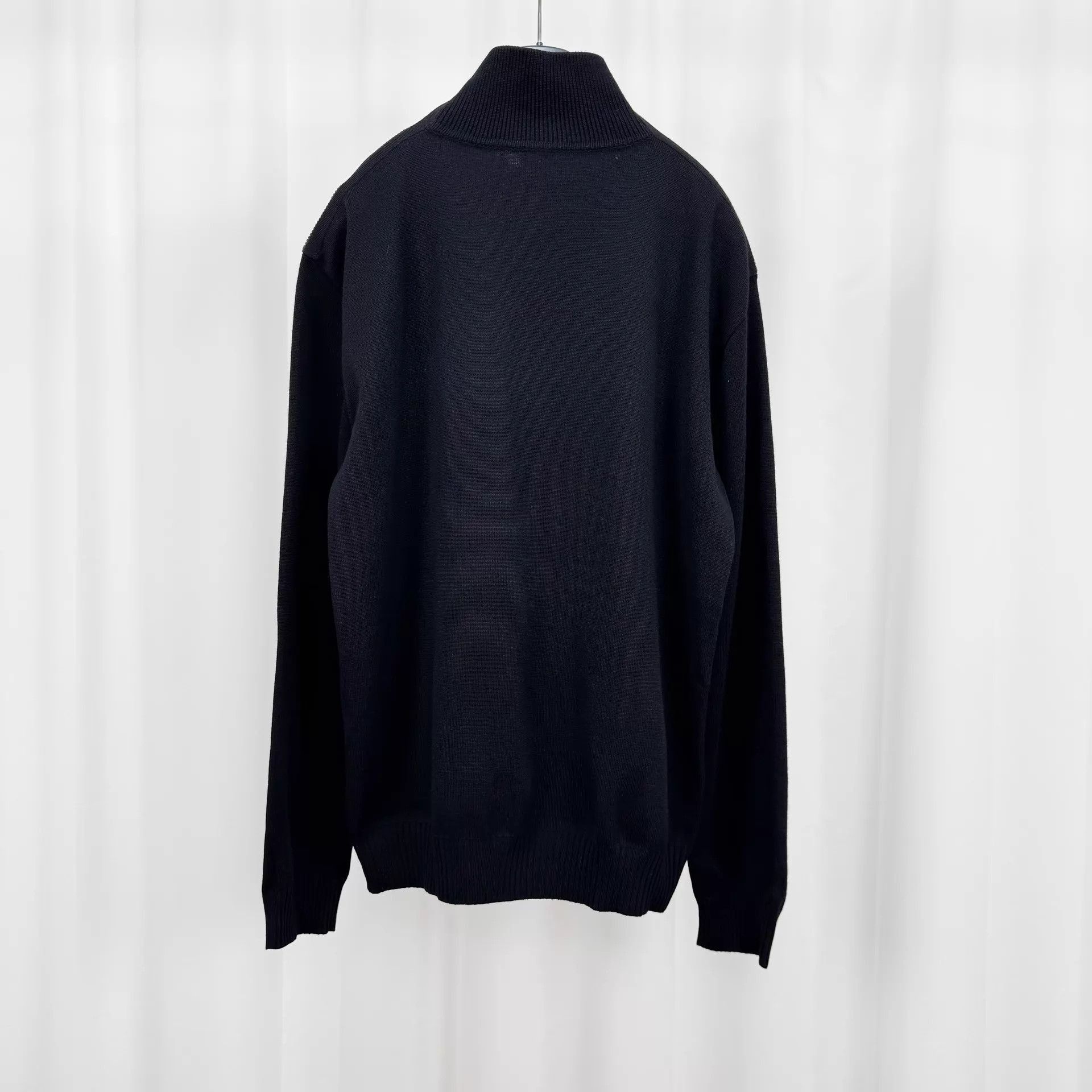 Burberry Black Turtleneck Sweater with Chest Pocket Size US L / EU 52-54 / 3 - 2 Thumbnail