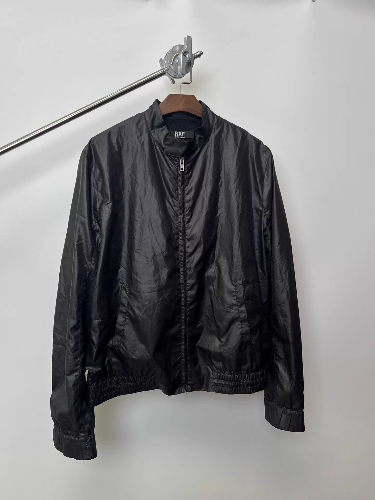 Raf Simons Black Zip-Front Bomber Jacket Size M Size US M / EU 48-50 / 2 - 2 Thumbnail