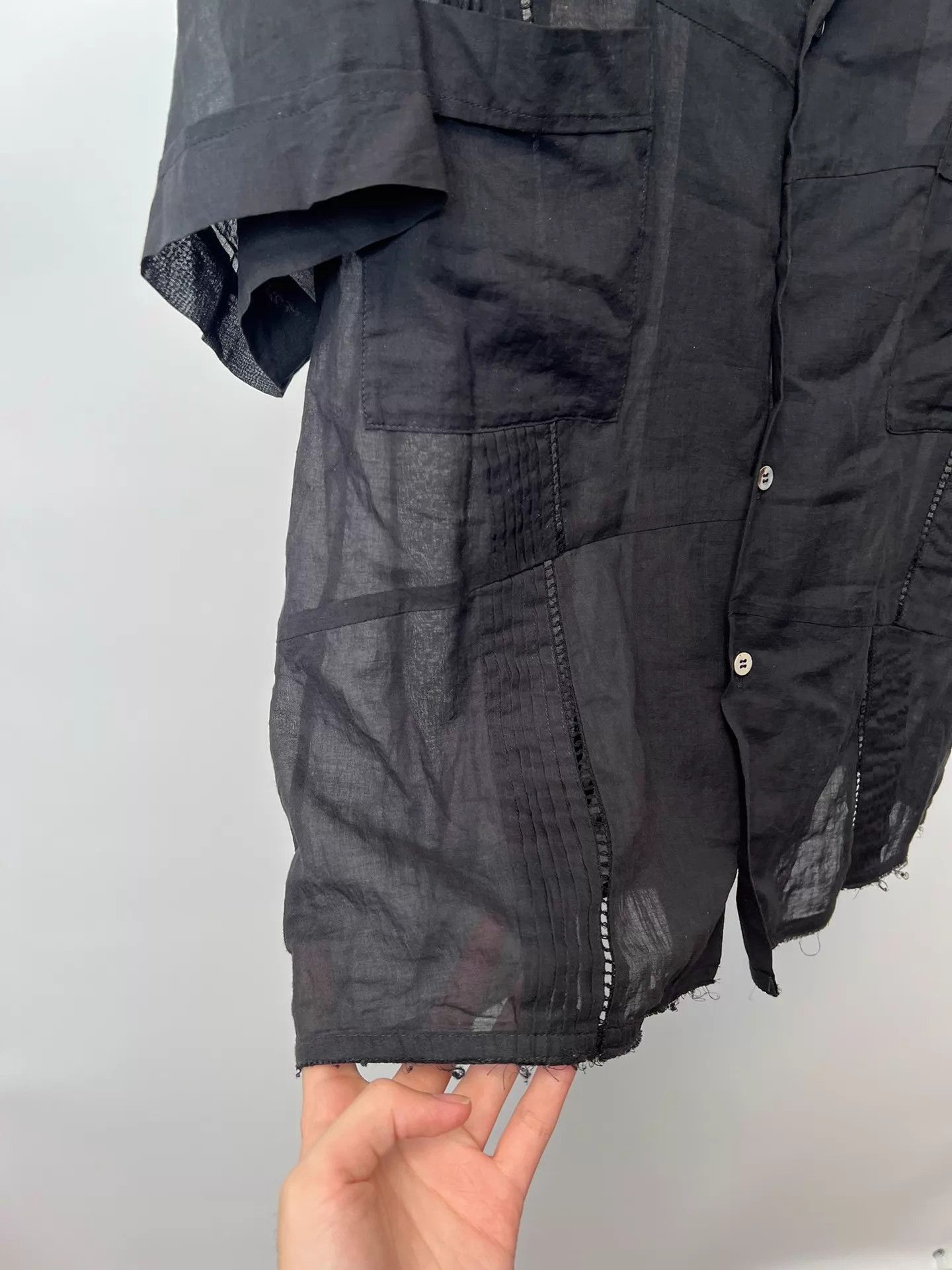 Magliano Black Short Sleeve Button-Up Shirt Size US M / EU 48-50 / 2 - 3 Thumbnail