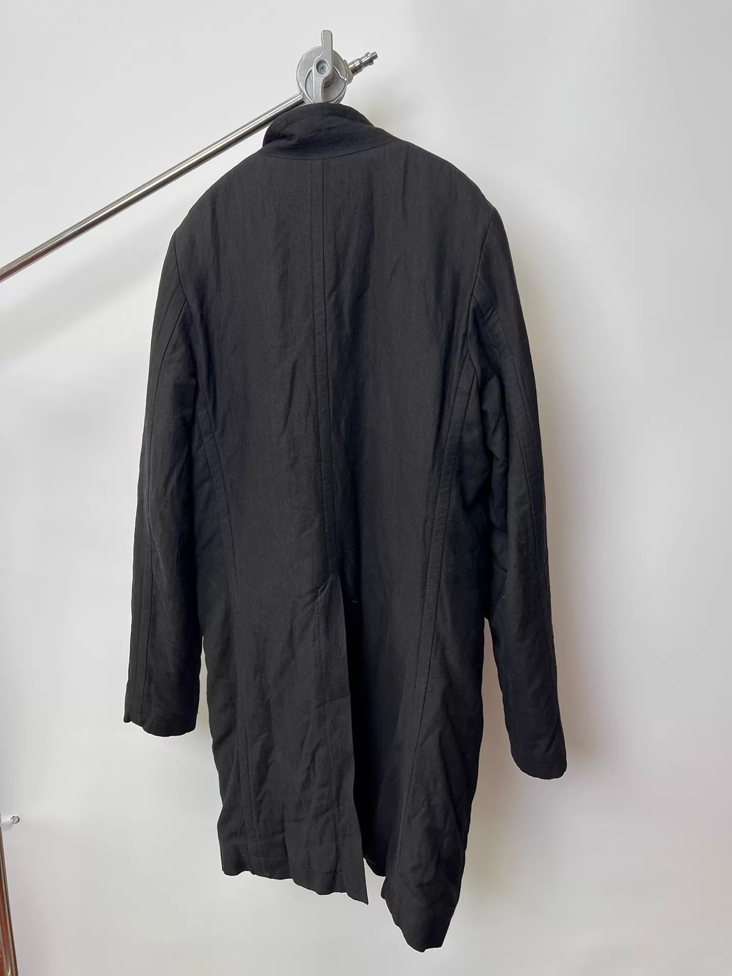Ann Demeulemeester Black Lightweight Button-Front Jacket Size L Size US L / EU 52-54 / 3 - 7 Thumbnail