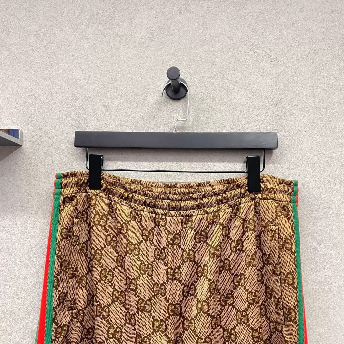 Gucci Beige Patterned Casual Pants with Side Stripes Size US 32 / EU 48 - 4 Thumbnail