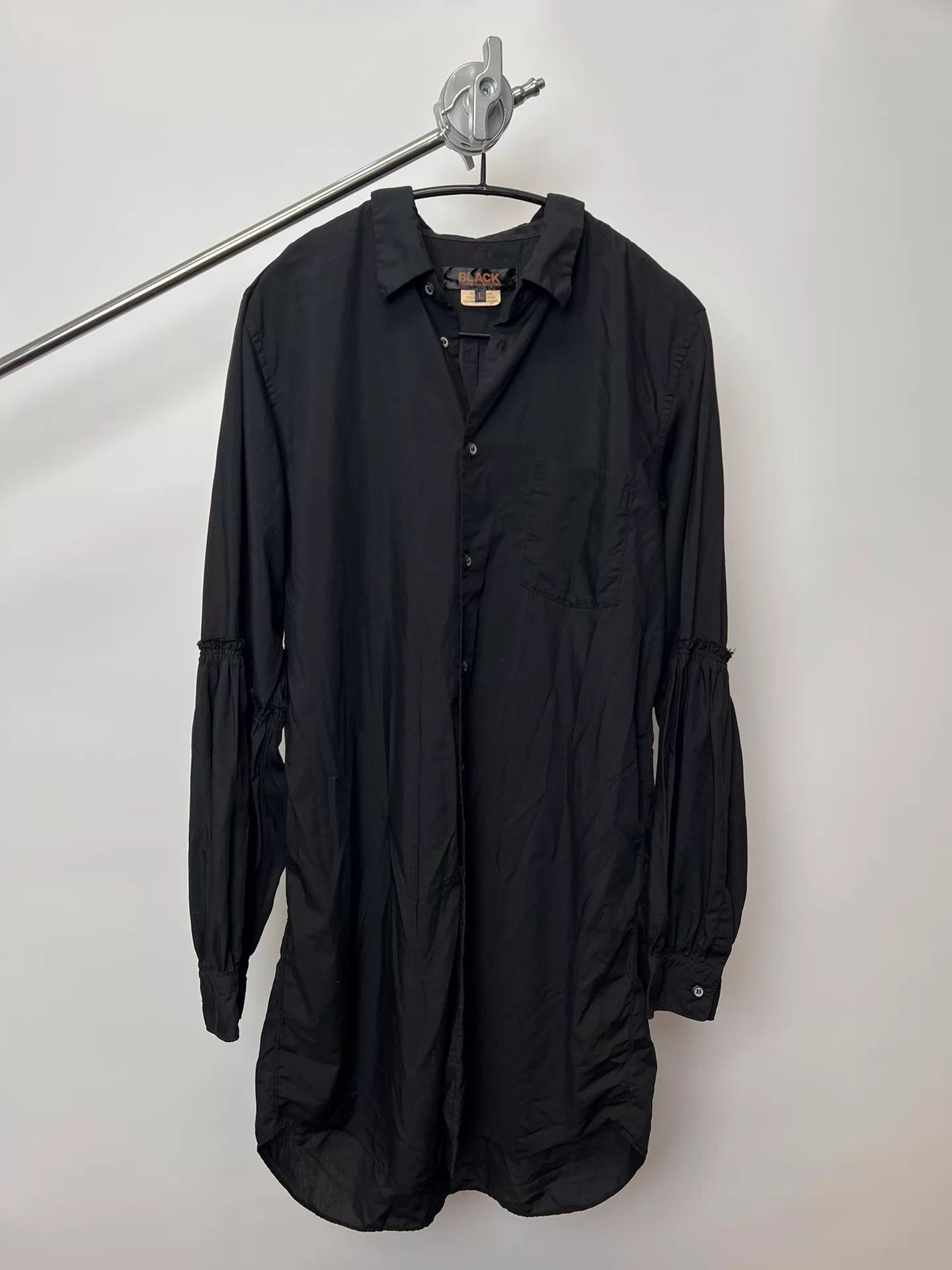 Comme des Garcons Black Long Sleeve Button-Up Shirt Size US L / EU 52-54 / 3 - 2 Thumbnail