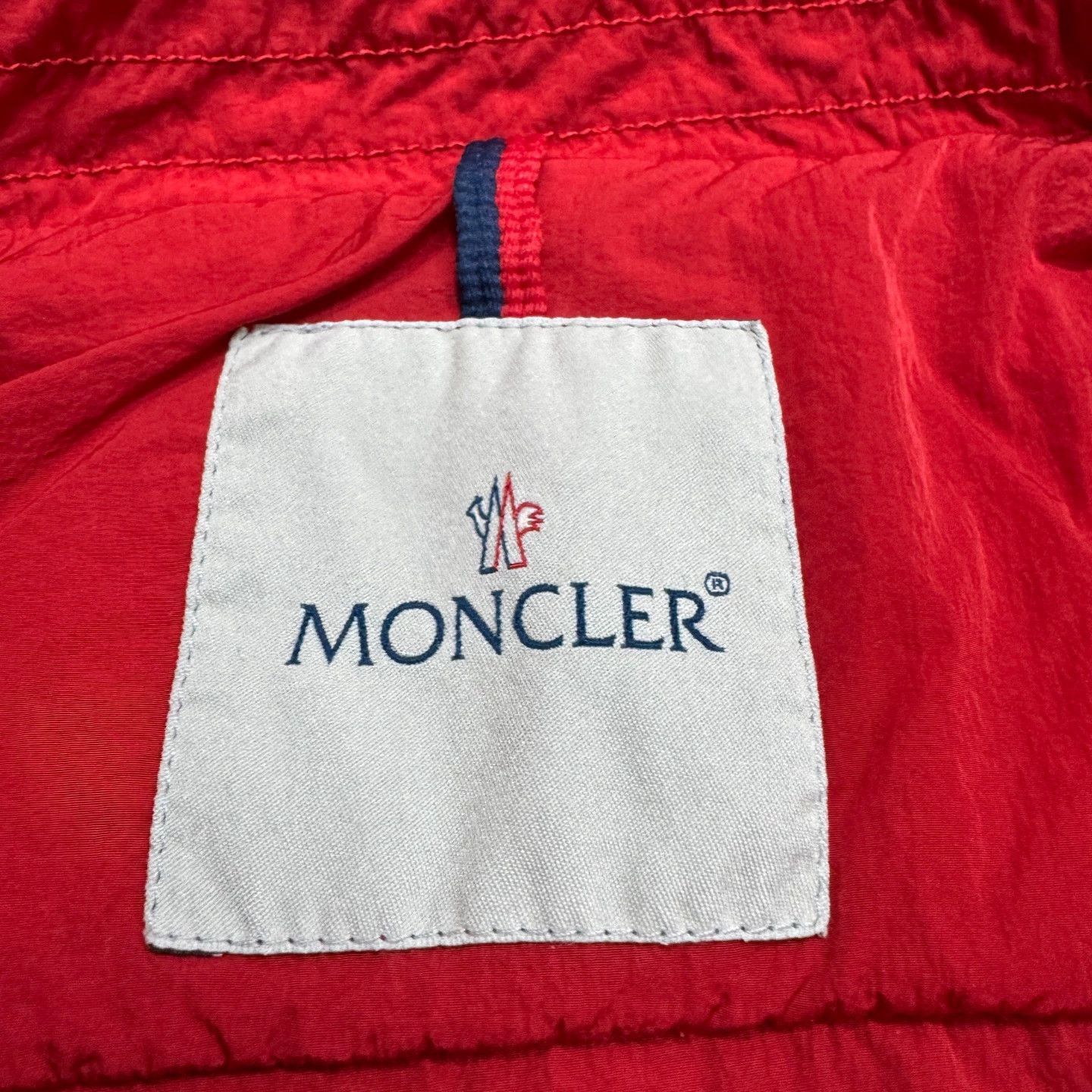 Moncler Red Quilted Light Jacket Size L Size US L / EU 52-54 / 3 - 2 Thumbnail