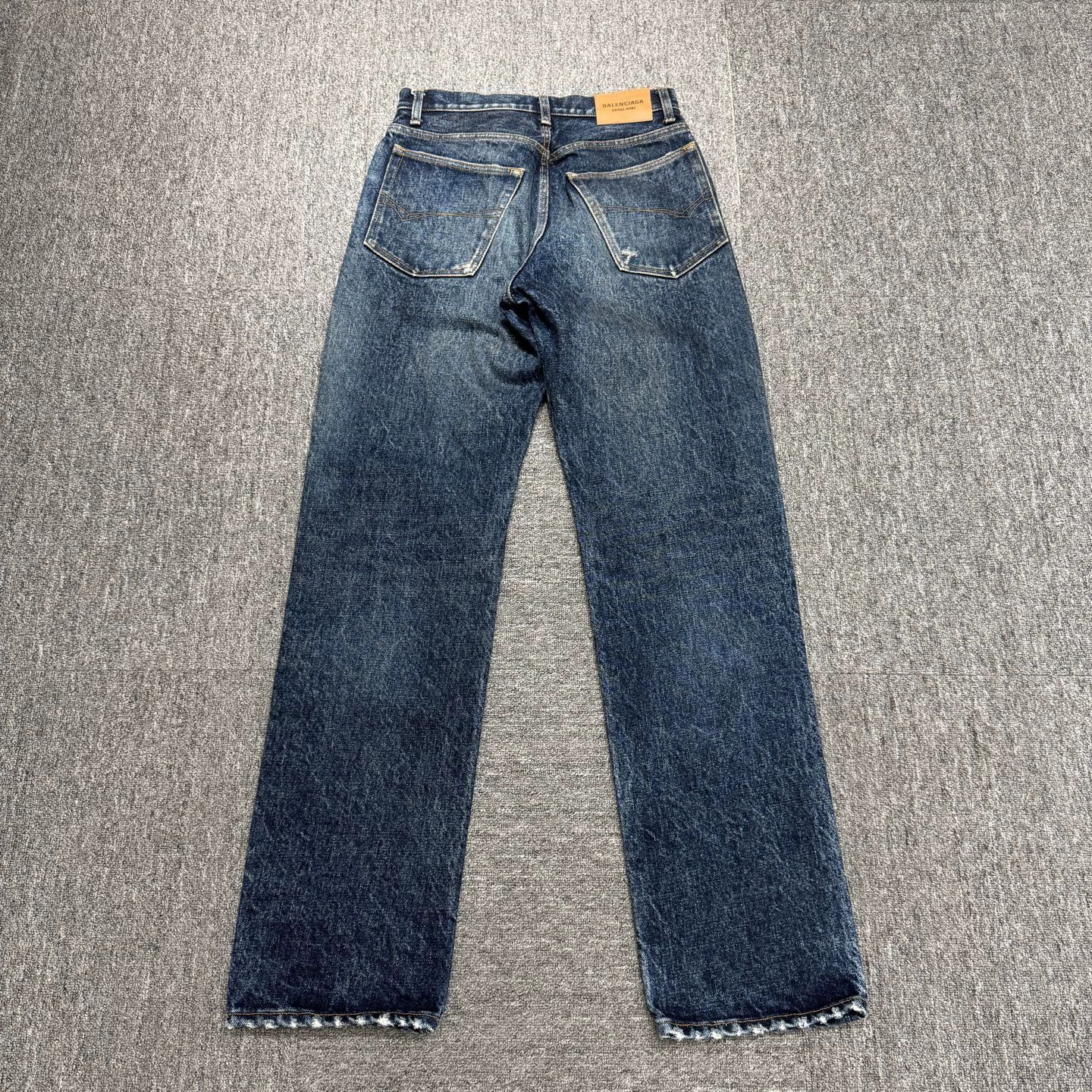 Balenciaga Blue Denim Straight-Leg Jeans Size 30 Size US 30 / EU 46 - 4 Thumbnail