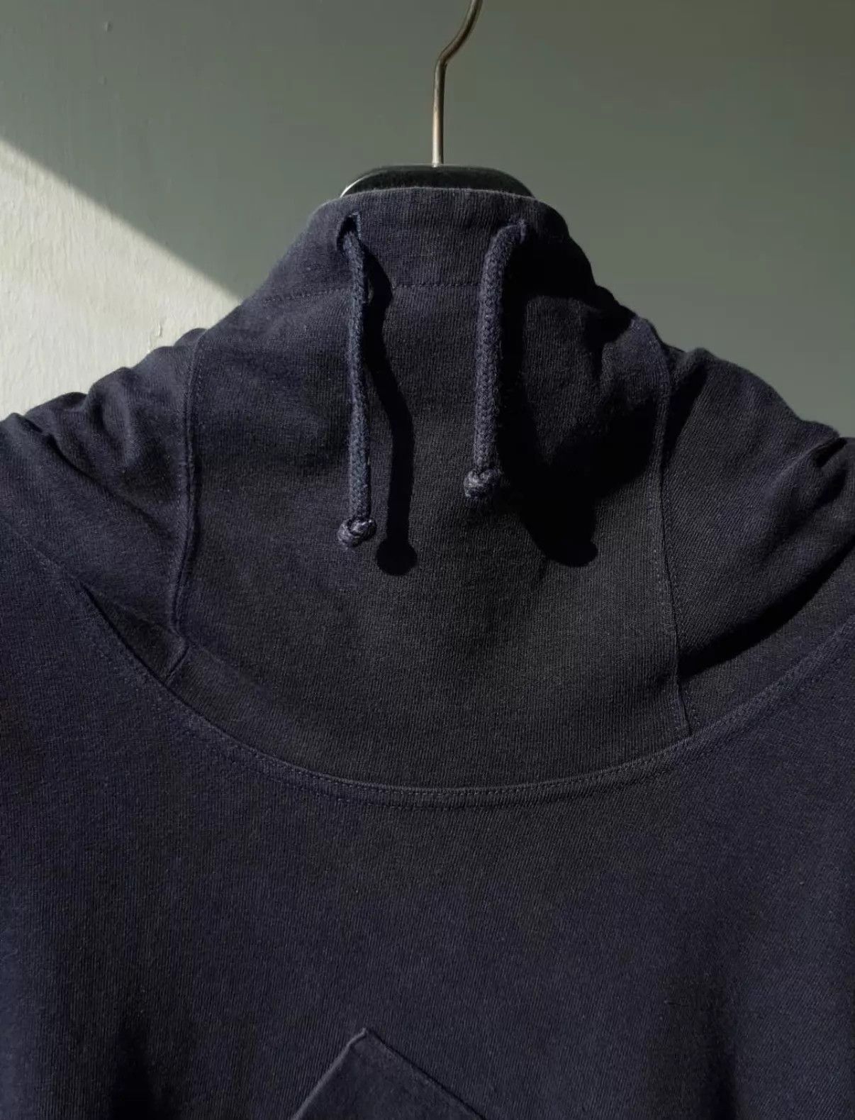 Issey Miyake Black Hoodie with Asymmetric Pocket, Size M Size US M / EU 48-50 / 2 - 4 Thumbnail