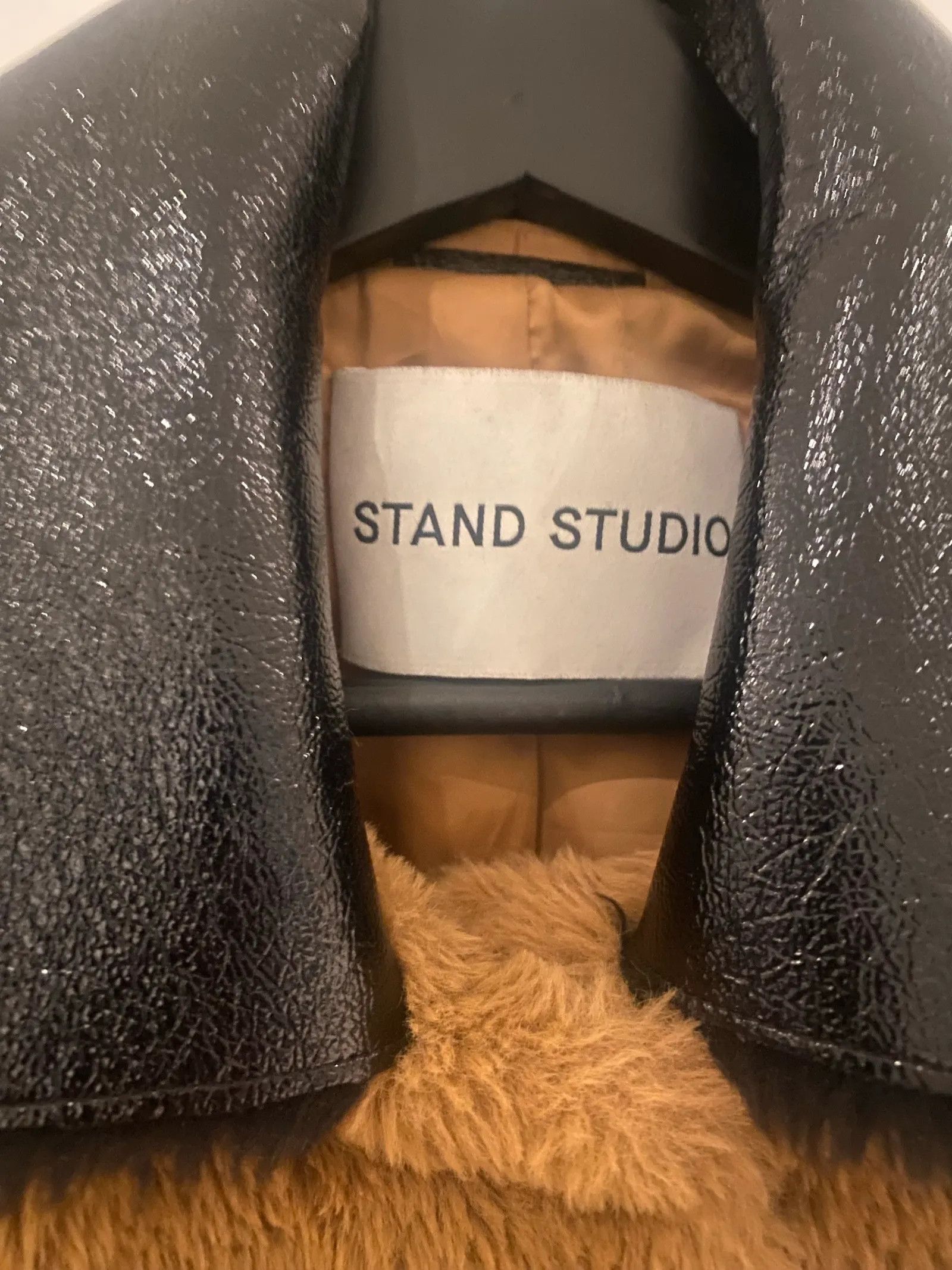 STAND STUDIO Stand studio Pamella Velvety Faux Fur Coat Coat Size M / US 6-8 / IT 42-44 - 2 Thumbnail