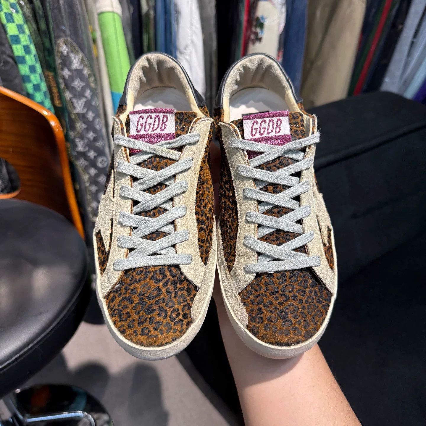 Golden Goose Golden Goose Leather Lowtop Sneakers 38 Women Size US 7.5 / IT 37.5 - 5 Thumbnail