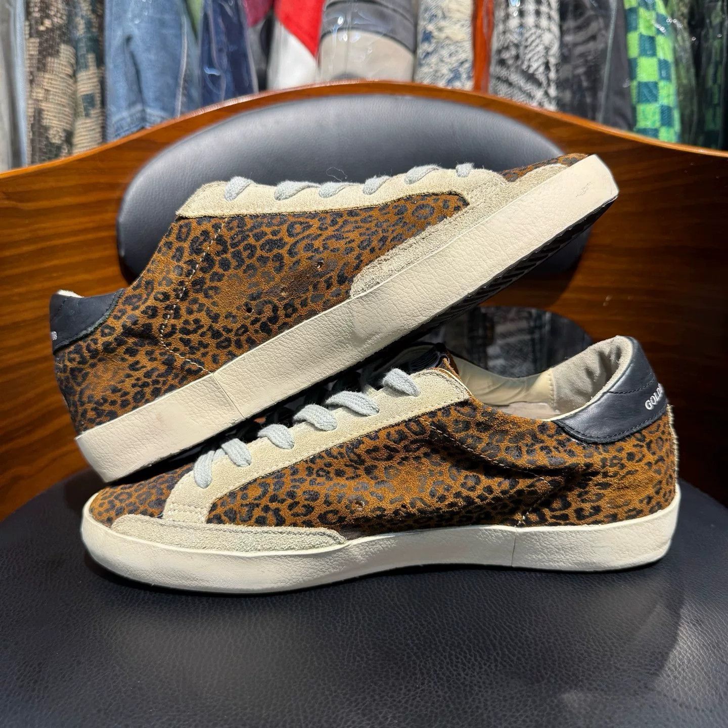 Golden Goose Golden Goose Leather Lowtop Sneakers 38 Women Size US 7.5 / IT 37.5 - 7 Thumbnail