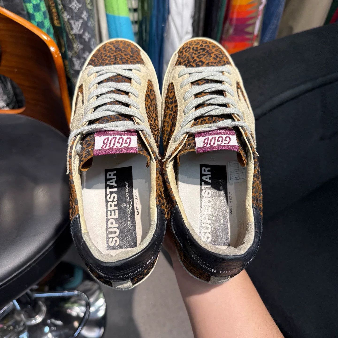 Golden Goose Golden Goose Leather Lowtop Sneakers 38 Women Size US 7.5 / IT 37.5 - 8 Thumbnail
