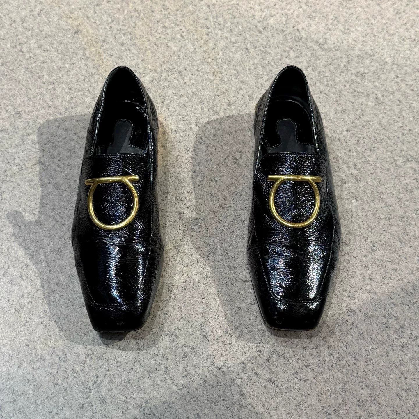Salvatore Ferragamo Salvatore Ferragamo Patent Black Lowtop Sneakers 42 Men Size US 9 / EU 42 - 5 Thumbnail