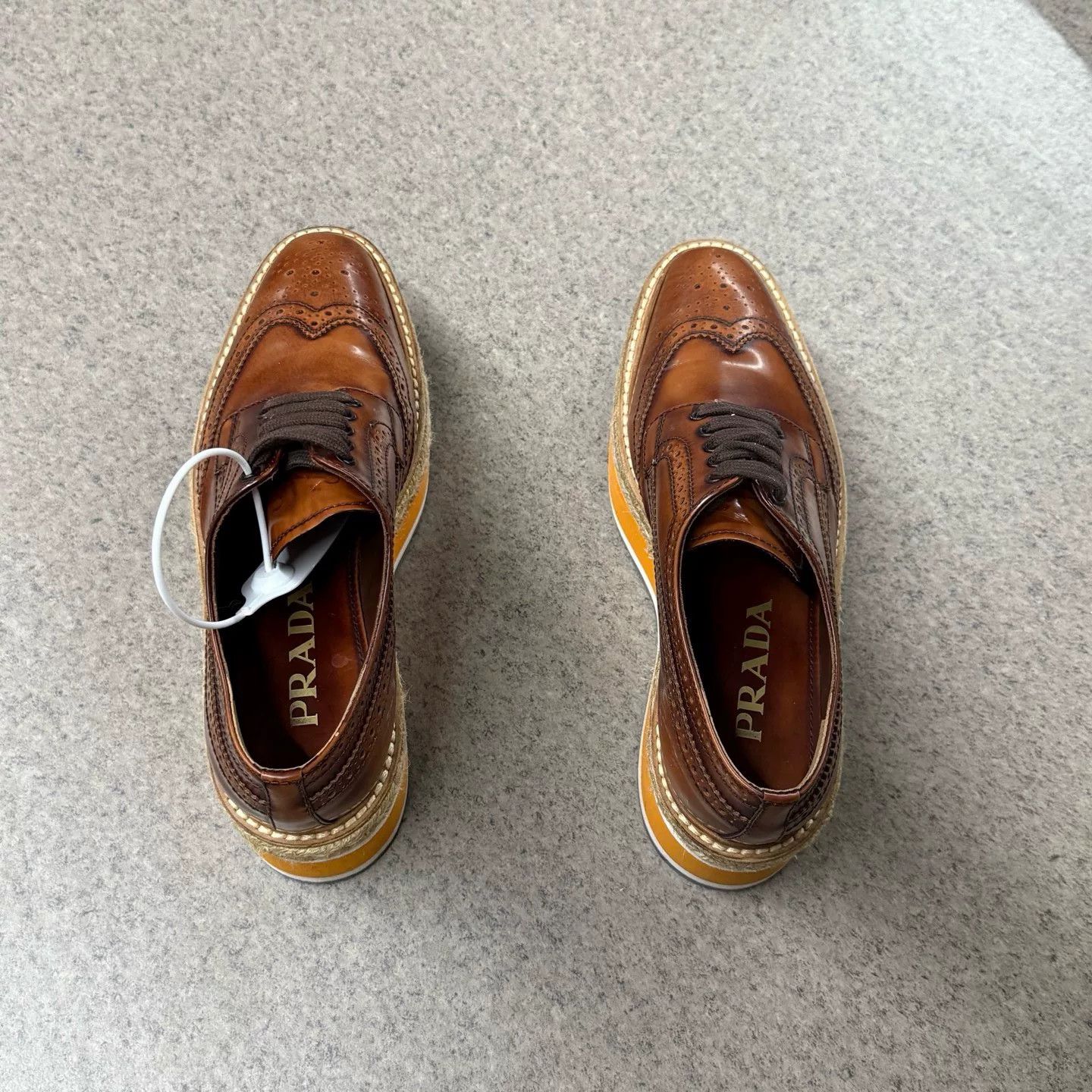 Prada Prada Retro Lowtop Sneakers 37 Women Size US 6.5 / IT 36.5 - 8 Thumbnail