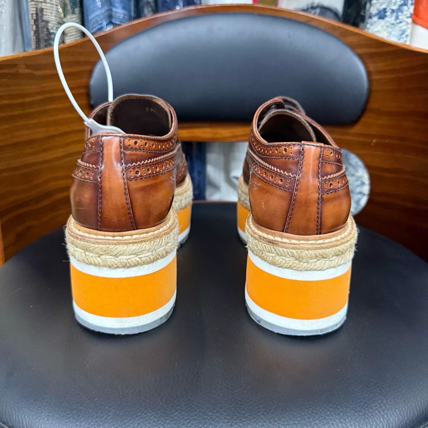 Prada Prada Retro Lowtop Sneakers 37 Women Size US 6.5 / IT 36.5 - 3 Thumbnail