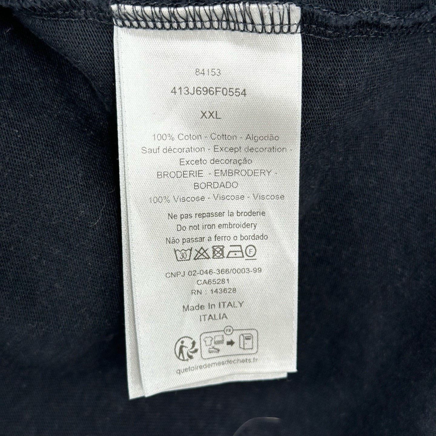 Dior Dior White T-Shirt 2XL Men Size US XS / EU 42 / 0 - 5 Thumbnail