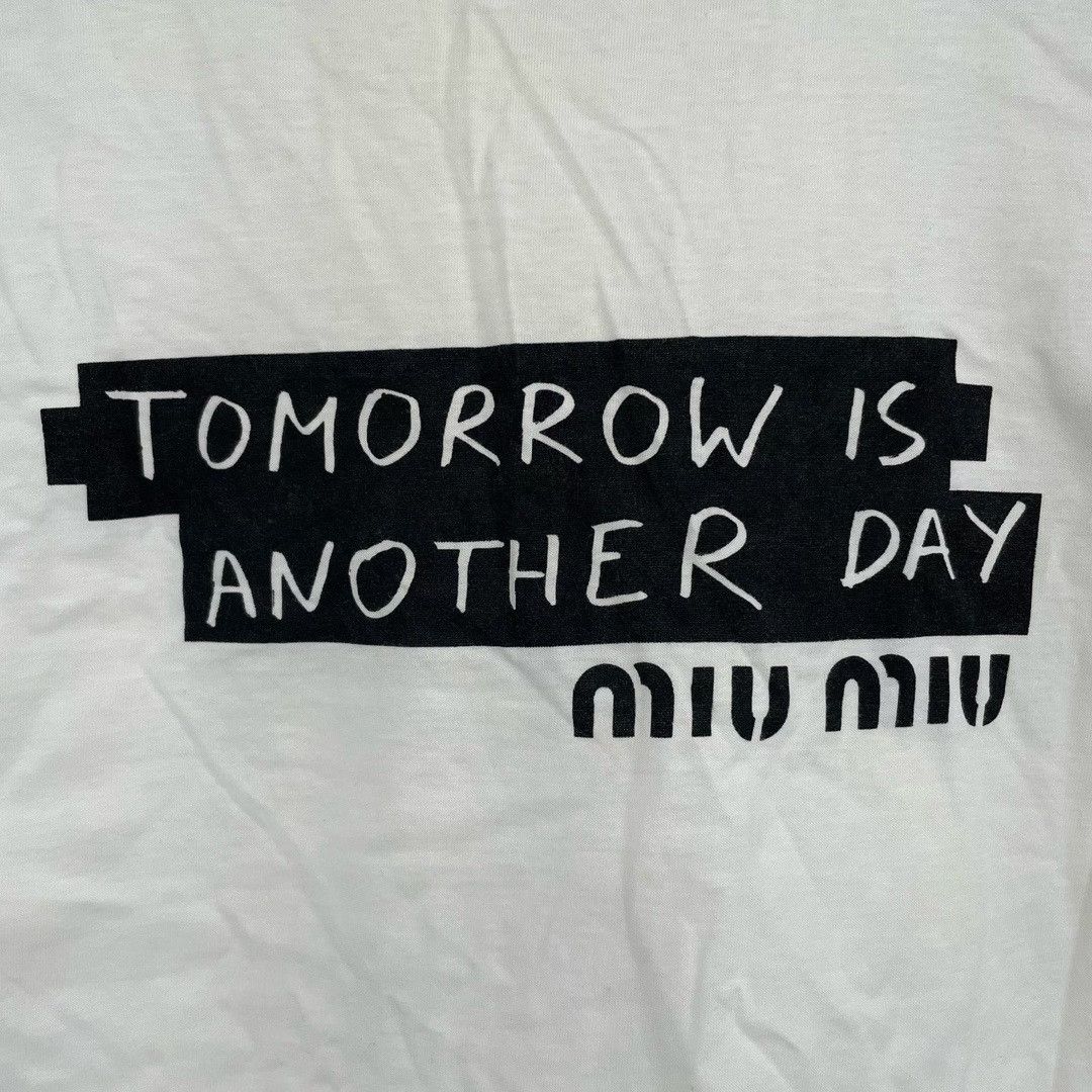 Miu Miu Miu Miu Yellow T-Shirt XS Women Size M / US 6-8 / IT 42-44 - 5 Thumbnail